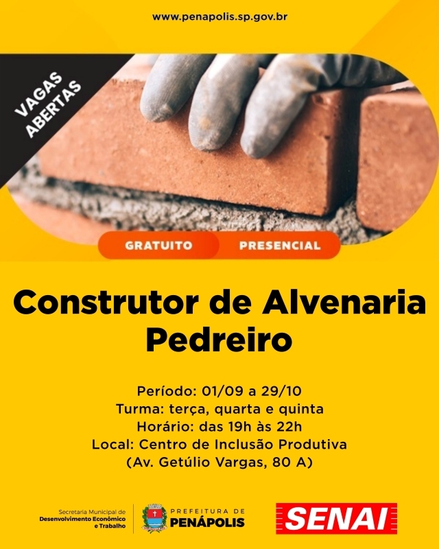 Noticia inscricoes-abertas-para-curso-gratuito-de-pedreiro